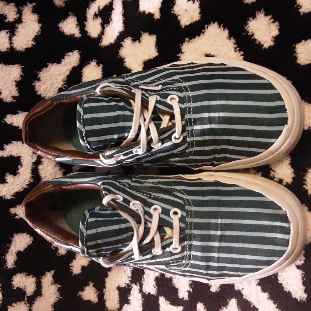 VANS UNISEX SNEAKERS GREEN US.WOMEN 7.5 US.MEN 6